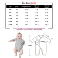 thumbnail image 5 of LZHGirlshop Unisex Baby Boy Girl Rompers Bodysuit Casual Solid Color Long Sleeve with Button Jumpsuits Infants Clothes Outfits,Black,3M, 5 of 8