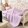 thumbnail image 6 of Cooling Blanket Cooling Blanket Lightweight Summer Quilt Ice Silk Fabric Breathable Cooling Duvet forHot Sleepers 100x150cm Bedroom Home Use Summer Quilt, 6 of 6