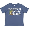 thumbnail image 3 of Inktastic Poppy's Fishing Buddy with White Text Boys Toddler T-Shirt, 3 of 5