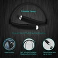 thumbnail image 4 of Foldable Bluetooth Headphones, Wireless Neckband Sports Headset with Retractable Earbuds, Sweatproof Noise Cancelling Stereo Earphones with Mic, 4 of 12