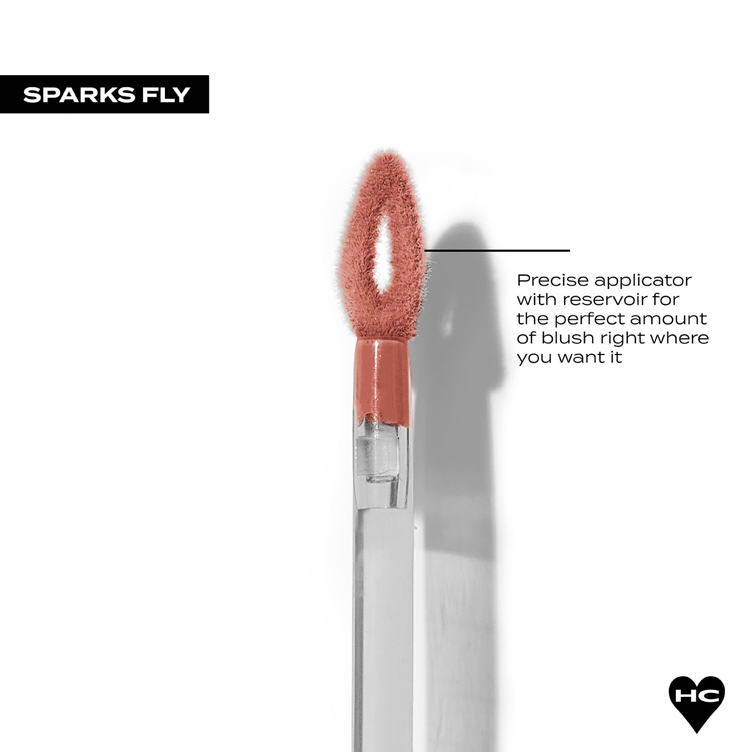 Hard Candy, Face Off Luminous Liquid Blush, Sparks Fly, 0.33 oz