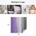 thumbnail image 4 of Purple Gray Ombre Cloth Napkins, Vintage Country Wooden Washable and Reusable Dinner Napkins Set of 4, Table Napkin for Kitchen Party Birthday Wedding Hotel Housewarming 20"x20", 4 of 8