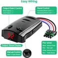 thumbnail image 4 of Briidea Proportional Trailer Brake Controller, Digital Electric Brake Control for 1-4 Axle Trailers, Smooth Stop Technology with Boost Mode, Compatible with Ford/GM/Chevy/Dodge/RAM/Toyota, 4 of 8