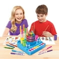 thumbnail image 6 of Cra-Z-Art Deluxe Art Caddy, 58 Piece Multifunctional Set, Child to Adult, Beginner to Expert, 6 of 8