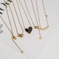 thumbnail image 4 of Jewelry Titanium Stainless Steel Womens Necklace Chain Unisex Gold LNSX009, 4 of 5