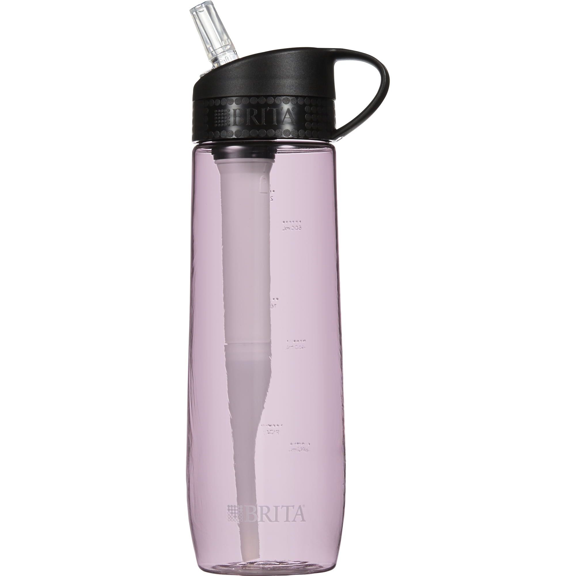 Brita 23.7 Ounce Hard Sided Water Bottle with 1 Filter, BPA Free