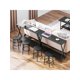 thumbnail image 2 of 2 niveles industrial style narrow consola estante - long sofa mesa para sala de estar, hallway, y foyer, 2 of 7