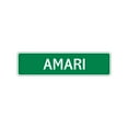thumbnail image 1 of Amari Boys Letter Printed Label Children Name Indoor Outdoor Wall Plaque Decoration Aluminum Metal Sign 4"x13.5", 1 of 1