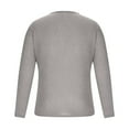 thumbnail image 5 of safuny Slim Basic Pullover Knitted Shirts for Men Holiday Solid Color Fashion Long Sleeve Athletic Comfy Daily Casual Deep V Neck Gray S, 5 of 6