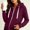 Wine, variant on Vivianyo HD Women's Fall Minimal Zipper Hoodies, Solid Plain Seam White Drawstring Kangaroo Pocket Everyday Light Hoodies for Women, Women's Light Blue, Sizes S-2XL