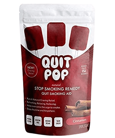 QuitPop Natural Remedy Smoking Alternative to Reduce Cravings (5 Pack, Cinnamon)