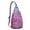 Rose-red-3, variant on Vintage Paisley Sling Backpack – Boho Ethnic Crossbody Bag with Colorful Ornamental Pattern for Travel, Hiking & Everyday Wear