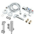 Thermostatic Mixer Bidets Valve Hand Held Douche Spray Kit Muslim