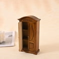thumbnail image 6 of Vintage Armoire Miniature Furniture 1/12 Dollhouses Wooden Double Door Cabinet, 6 of 11