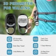 thumbnail image 3 of 3D Pedometer for Walking Steps and Miles, Portable Step Counter for Walking with Distance, 3 of 5