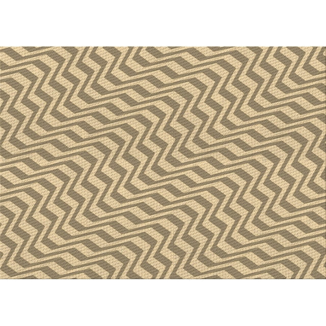 Ahgly Company Tapis d'Intérieur Rectangulaires Transitionnels, Dorés Foncés, Lavables en Machine, 2' x 4'