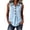 BU2, variant on Women’s Lightweight Sleeveless Collared Button Up Top – 70% Cotton 30% Linen Blend, V Neck Summer Shirt, Breathable Casual Blouse for Daily Wear Khaki S