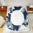 thumbnail image 5 of jejeloiu Camouflage Queen Sheet Sets,Blue Airplane Aircraft Bed Set For Boys Kids 4 Pieces, 5 of 7