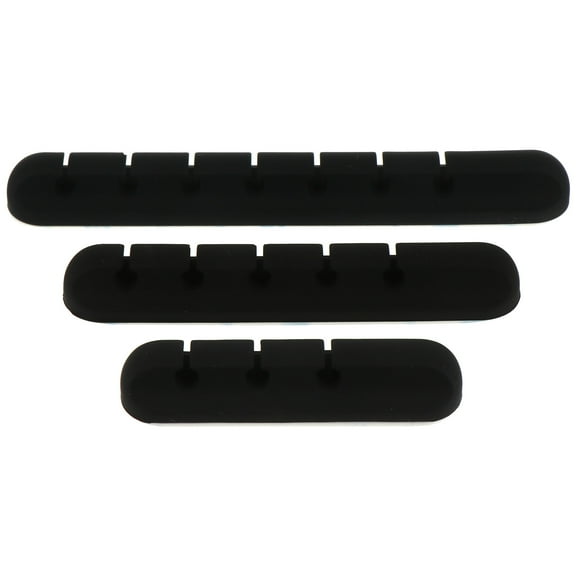 Mobutofu 3Pcs Desk Wire Organizer Cable Holders for Office Desk 5.11X0.79X0.59in
