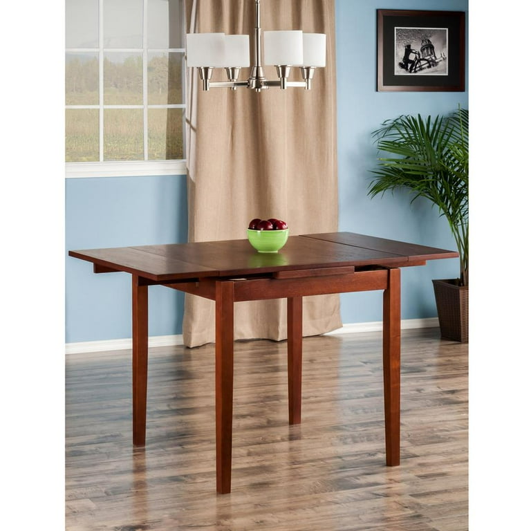 Winsome Wood Pulman Extension Table Walnut Finish