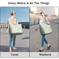 thumbnail image 2 of Romantic Floral Peony Weekender Bag Botanical Duffel, Lightweight, , Large Capacity Carry-On, 2 of 5