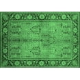 thumbnail image 1 of Ahgly Company Indoor Rectangle Oriental Emerald Green Industrial Area Rugs, 8' x 10', 1 of 4