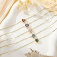 thumbnail image 6 of Turandoss Peridot Necklace for Women Girls 14K Gold Plated Birthstone Pendant Necklaces Dainty August Birthstone Jewelry Gold Necklace for Women Trendy Gold Jewelry Birthday Gifts for Women Girls, 6 of 8