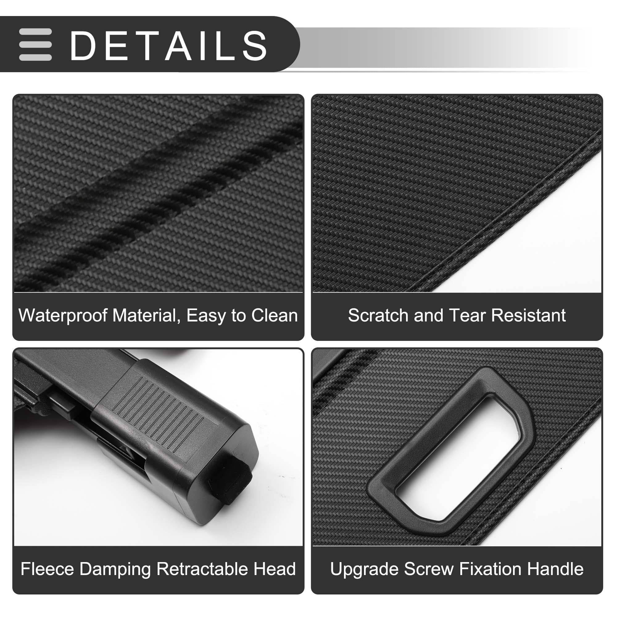 Unique Bargains Car Trunk Cargo Cover for Ford Edge 2015-2022 Rear Trunk Parcel Shelf