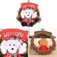 thumbnail image 5 of Christmas Decoration Wreath Door Hanging for Christmas Decorations Door Window Indoors Outdoors Decor, 5 of 6