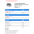 thumbnail image 2 of Tie Rod End Adjusting Sleeve - Compatible with 1965 - 1972 Ford LTD 1966 1967 1968 1969 1970 1971, 2 of 2