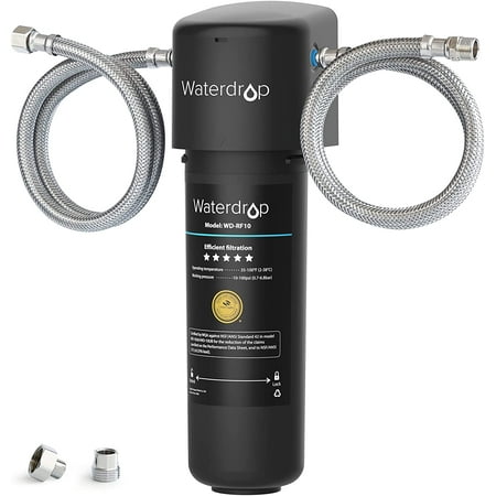 

Waterdrop Under Counter Water Filter System 10UA 8000 Gallons Ultra High Capacity Main Faucet Under Sink Water Filtration System