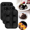 thumbnail image 2 of Half Ball Sphere Silicone Cake Mold Hot Chocolate Bomb Mold, 2 of 3