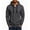 AB42 Dark Gray, variant on Bainana Mens Half Zip Hoodies Long Sleeve Breathable Hoody Solid Color Hooded Tops Workout Wear Fall Outfit Size L