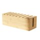 thumbnail image 5 of Caja organizadora de cables de madera, a prueba de polvo, con tapa, compacta, para ocultar cables, ideal para manualidades y el hogar., 5 of 9