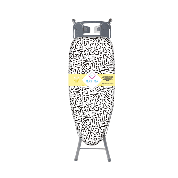 Funda Repuesto para Burro de Planchar Wide Best 122cm X 46cm 100% Algodón + Teflon Máxima Hogar