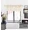 Beige, variant on Gorgeous Home Linen 1-Pc S18 Yellow Luxury Straight Semi-Sheer Faux Silk Window Curtain Valance Rod Pocket on Top 55" wide X 18" long