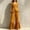Yellow, variant on Womens Casual Two Piece Outfit V Neck Sleeveless Button Peplum Top High Waist Ruffle Hem Wide Leg Pants Solid Color Elegant Set Yellow XL(XL)