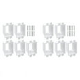 thumbnail image 1 of 10 Pcs -2 Rallonges de Prise Électrique avec 20 Vis, Rallonge de Boîte 1-Gang, 1 of 7