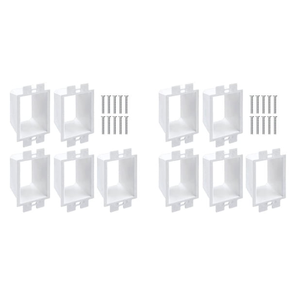 Extensores de Caja de Eléctrica -2 de 10 Piezas con Tornillos de 20 Piezas, Extensor de Caja de 1 Unidad Extensor de Caja de una Sola Unidad