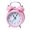 Pink, variant on Deyuer Alarm Clock Twin Bell Silent Movement Metal Heavy Sleepers Alarm Clock for Desktop,Pink