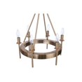 thumbnail image 3 of 54326-SB Craftmade Lighting Larrson - 6 Light Chandelier-Satin Brass Finish    -Traditional Installation, 3 of 11