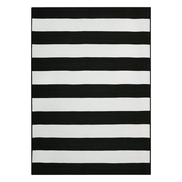 Black And White Outdoor Rug
