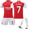 thumbnail image 1 of 23-24 Conjunto de camiseta de fútbol local del Arsenal 7 Saka - Adultos XS (160-165) oso de fresa Electrónica, 1 of 2