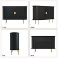 thumbnail image 5 of CBJCBJ 47" Sideboard Buffet Cabinet with Storage, Modern Accent Cabinet for Dining Room,Black, 5 of 6