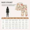 thumbnail image 6 of Bingfone Womens Pajama Sets Retro Autum Mushrooms Print,Long Sleeve Loungewear Pajamas Set-Small, 6 of 9