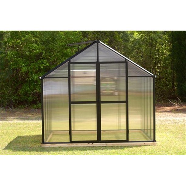 Monticello Second Set Of Hinged Doors For Black Greenhouse Walmart