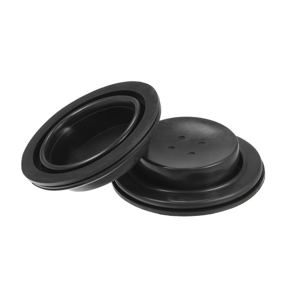 Unique Bargains 2 Pcs Car Headlight Housing Dust Seal Cap 65mm Universal for Aftermarket Headlamp Xenon Light LED Rubber