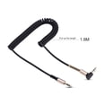 thumbnail image 4 of 3.5mm Spring Audio Cable Durable 3.5mm Audio Cable L-Shaped & I-shaped Smart Phone Car Stereos Computer For Home Headphones, 4 of 8
