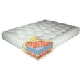 thumbnail image 2 of 9" Moonlight #614 Full Black Duct Futon Mattress-Color:Black Duct,Material:Cotton,Quantity:1, 2 of 2