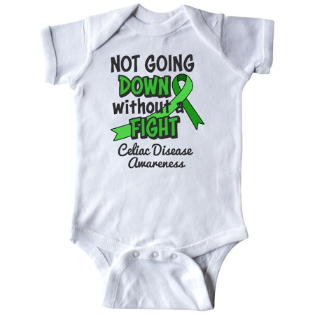 

Inktastic Celiac Disease Awareness Not Going Down Without a Fight Gift Baby Boy or Baby Girl Bodysuit